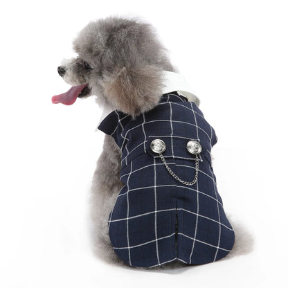 Formal Tuxedo Dog Costume for Weddings and Events - Smarsty