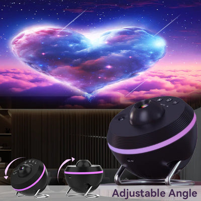 Newest Meteor 13 in 1 Ultra Clear Galaxy Projector Ultra Clear Night Light Lamp Rotary Space Ball Planetarium Projector Lights - Smarsty