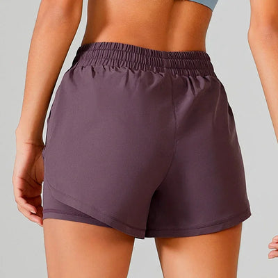 Yoga Shorts Women Fitness Top Spandex Neon Elastic Running Workout Short Leggings For Ladies Gym Sport Shorts Fitness Sportwear - Smarsty