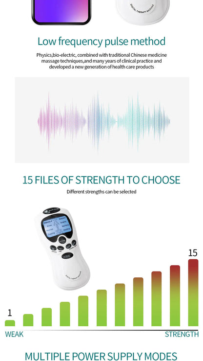 Electric Muscle Stimulator for Neck and Back Relief - Smarsty