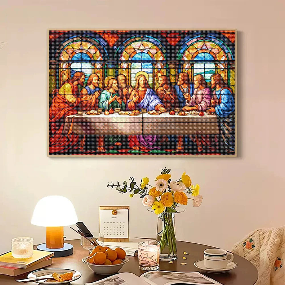 5D DIY Diamond Painting Jesus Last Supper Art Set - Smarsty