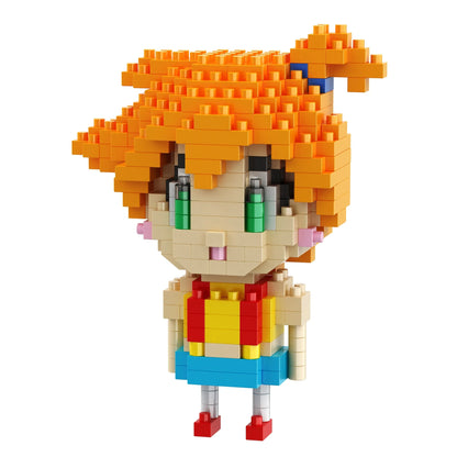 DIY Pokemon Blocks Small Cartoon Mini Building Block Pikachu Charizard Eevee Mewtwo Anime Assemble Action Model Dolls Toys by Smarsty