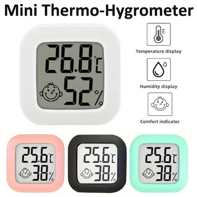 Digital Thermometer Hygrometer Indoor Room Temperature LCD Electronic Humidity Meter Sensor Gauge Weather Station For Home - Smarsty