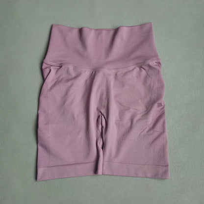 Yoga Shorts Women Sports Shorts Seamless Gym Workout Shorts High Waist Push Up Fitness Sports Shorts Cycling Shorts - Smarsty