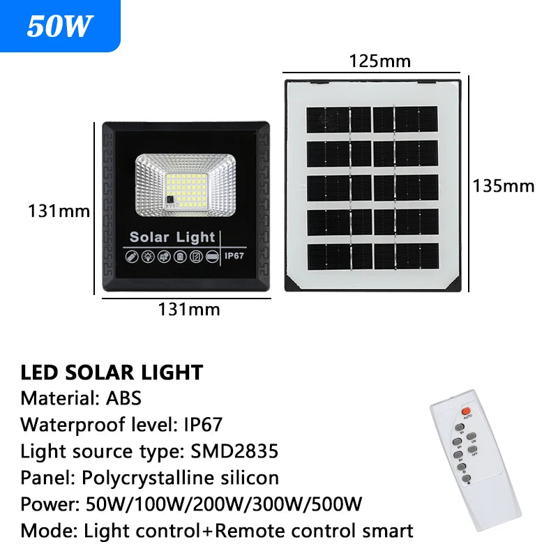 Powerful Waterproof LED Solar Lights With Remote Control - Smarsty
