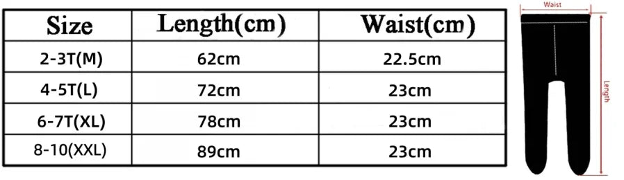 Children's Tights For Girls Winter Thick Warm Kids Girls Pantyhose Outdoor Leggings Keep Warm Plush Child Dance Tight For 2-10T