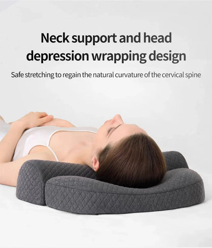 Memory Foam Contour Pillow for Side Sleepers - Smarsty
