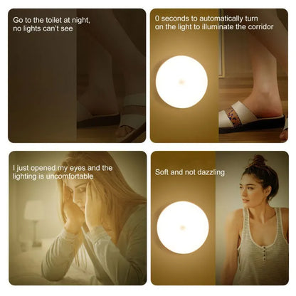 LED Smart Night Lamp with Human Body Sensor - Smarsty