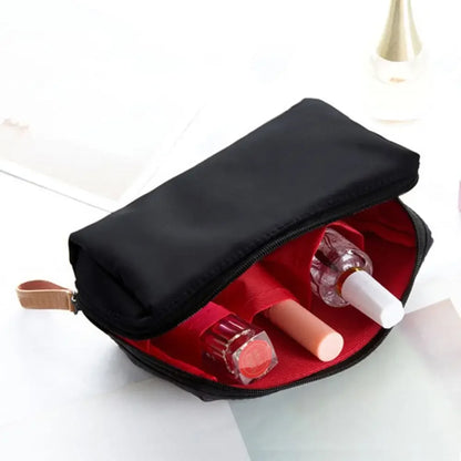 Portable Cosmetic Bag With Coin Pouch And Organizer - Smarsty