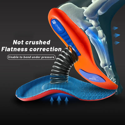 Sport Orthopedic Insoles for Feet Men Women EVA Breathable Shock Absorption Shoes Insole for Running Basketball Sport Care Pads - Smarsty