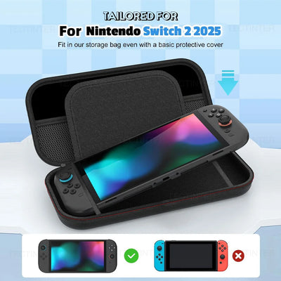Protective Carrying Case for Nintendo Switch 2 with Game Card Slots - Smarsty