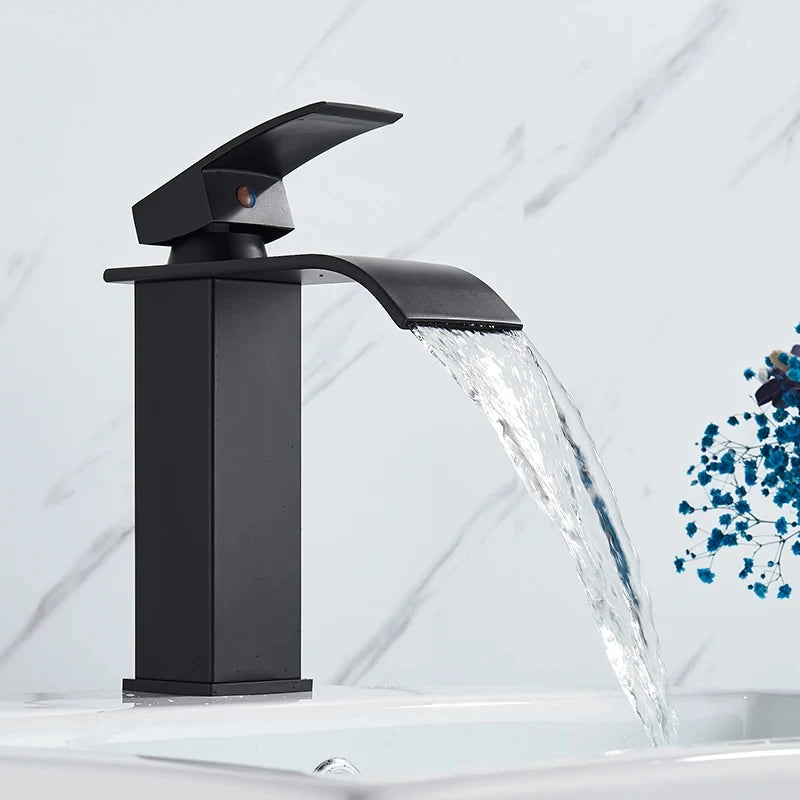 Copper Core Waterfall Stainless Steel Basin Faucet - Smarsty