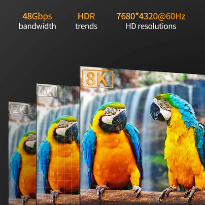 High-Speed HDMI Cable 8K 60Hz for Gaming and Streaming - Smarsty