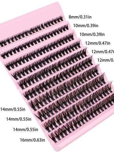 MJ Individual Cluster Lashes for Natural Volume Extensions - Smarsty
