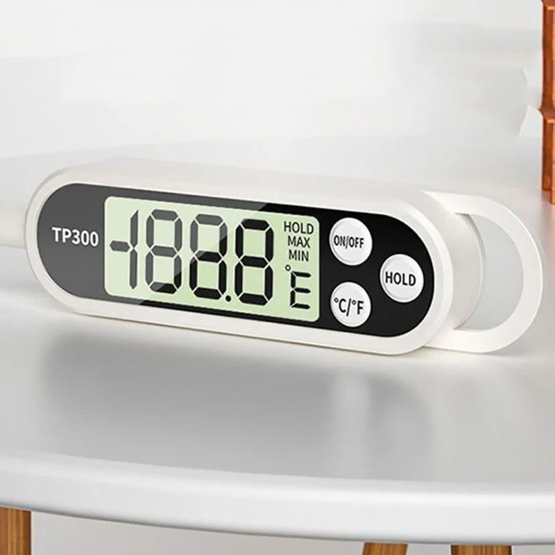 Probe Type Food Thermometer Kitchen Digital Thermometer For Meat Milk Cooking Food BBQ TP300 Electronic Temperature Gauge Tool