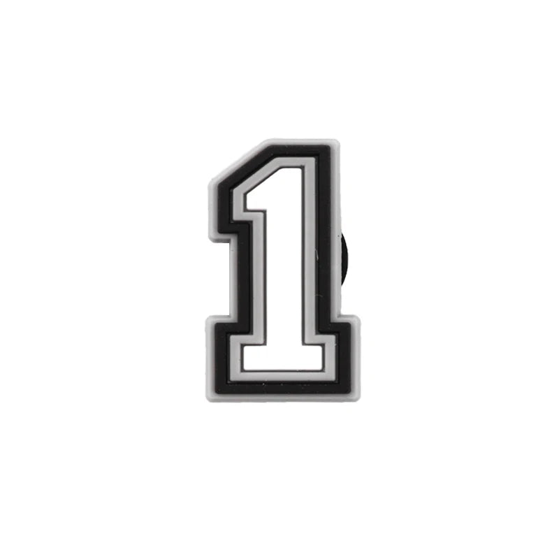 1 Pcs Letter Shoe Charms for Clog Sandals Shoe Decoration Number Alphabet Characters DIY Shoes Pins for Boy Girl Men Women