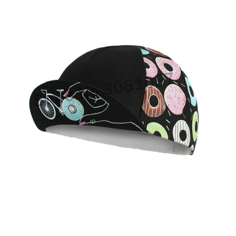 Classic Retro SweetMatt Classic Retro Beer Coffee Ice Cream Cartoon Polyester Cycling Caps Bicycle Quick Dry Sports Hats Summer