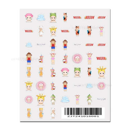 3D Kawaii Cartoon Nail Art Stickers for Manicure - Smarsty