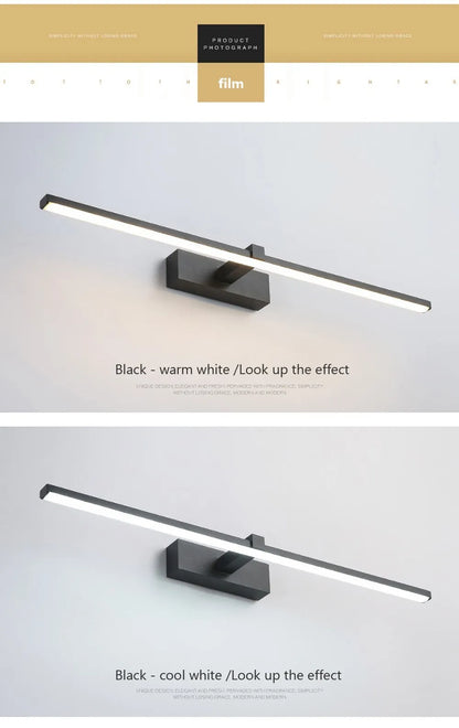 Modern Waterproof LED Mirror Lights for Bathroom Use - Smarsty