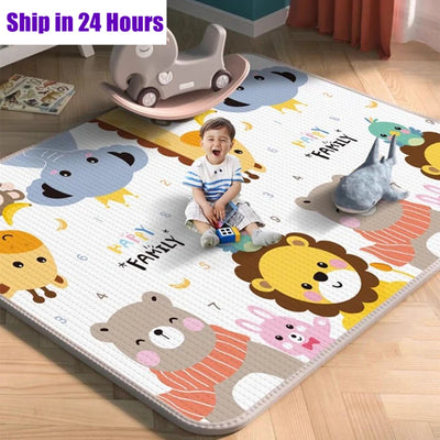 5 sizes to choose Baby Crawling Play Mats Non-toxic High-quality EPE Baby Activity Gym Carpet Baby Game Children's Safety Rug by Smarsty