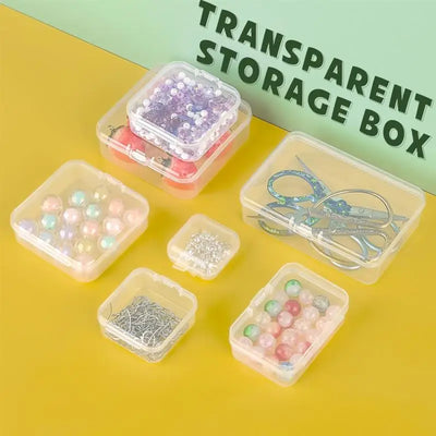 Translucent Plastic Jewelry Storage Box Set - Smarsty