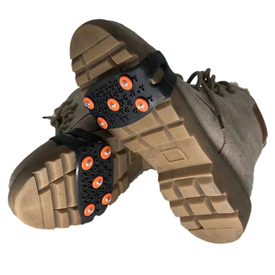 5-Stud Climbing Crampons Anti Slip Mountaineering Cleats Unisex Snow Claw Shoe Covers Walking Hiking Accessories - Smarsty