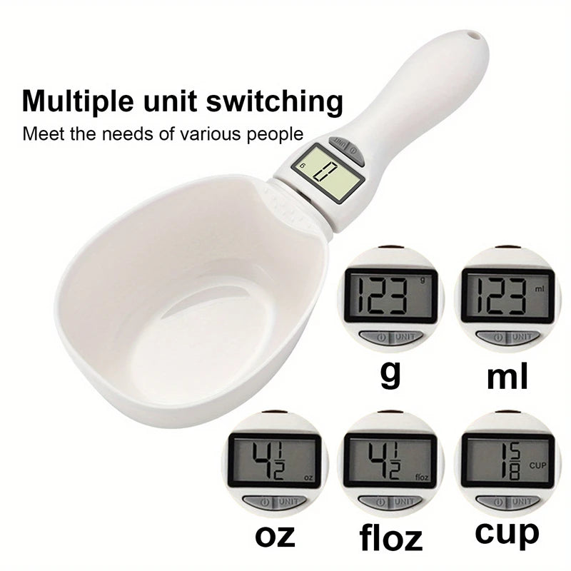 Digital Kitchen Measuring Spoon Scale for Accurate Pet Food - Smarsty