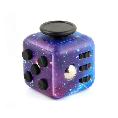 6/12 Sides Cube Decompression Toy Rainbow Stress Relief Autism ADHD OCD Anxiety Sensory Toys Fingertip Desk Toy for Kids Adult by Smarsty