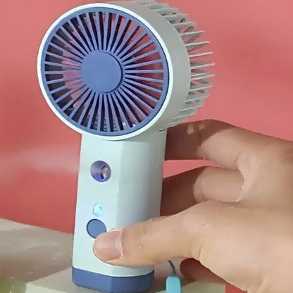 Compact USB Mini Air Cooler with Rechargeable Humidifier - Smarsty
