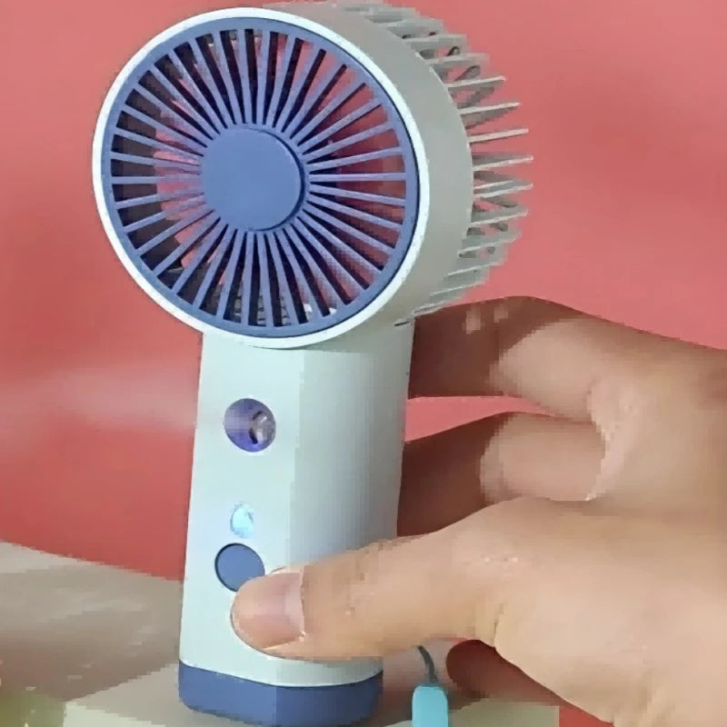 Compact USB Mini Air Cooler with Rechargeable Humidifier - Smarsty