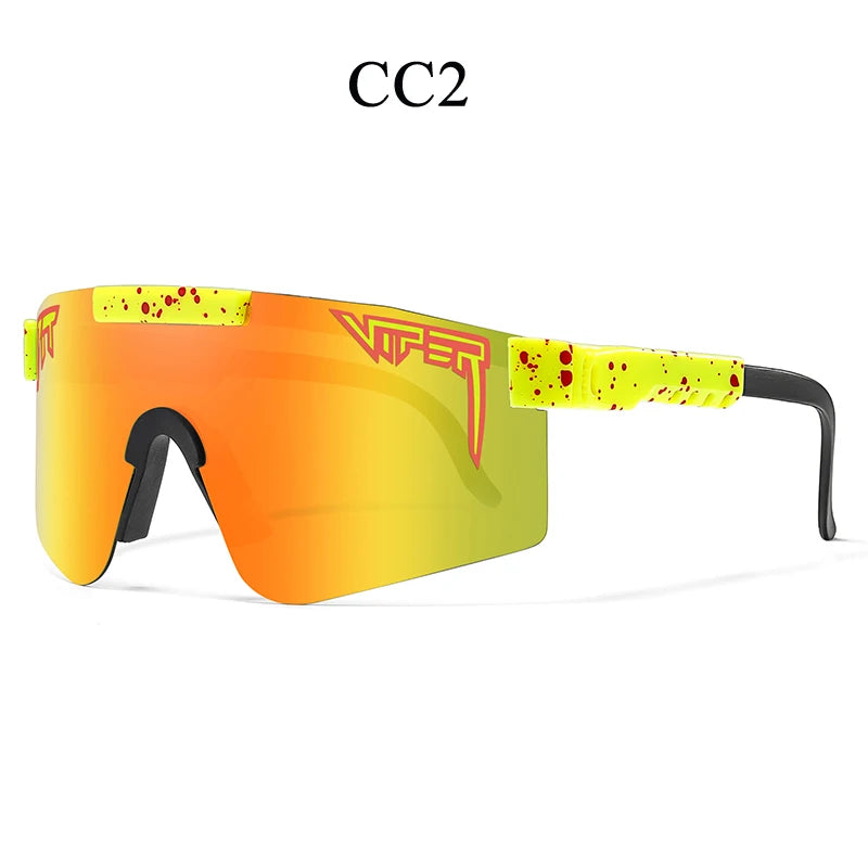 Adult UV400 Cycling Glasses Pit Viper Sunglasses Men Women Outdoor Baseball Eyewear Sport Goggles Mtb Sun Shades