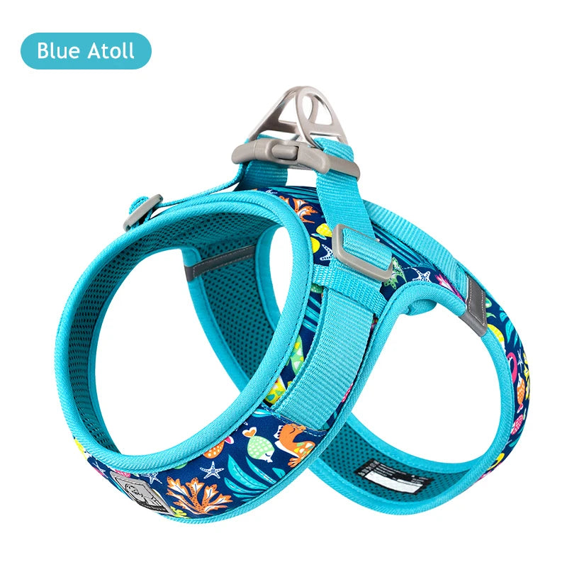 Truelove Floral Mesh Harness for Dogs and Cats - Smarsty