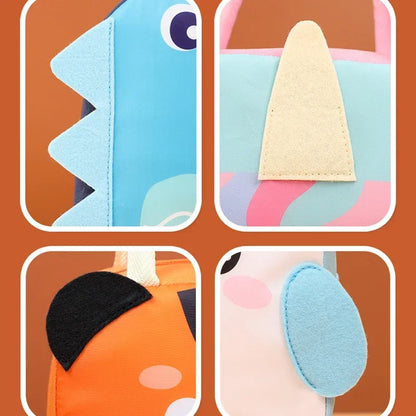 Cartoon Kids Lunch Bag With Thermal Insulation Waterproof - Smarsty