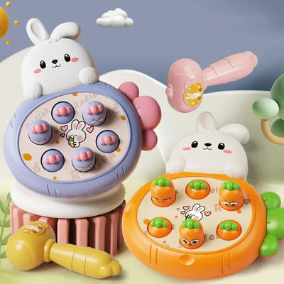 Cartoon Montessori Baby Toys Toddler Educational Birthday Gift Animal Theme Knocking Game Parent Child Board Hammering Game - Smarsty