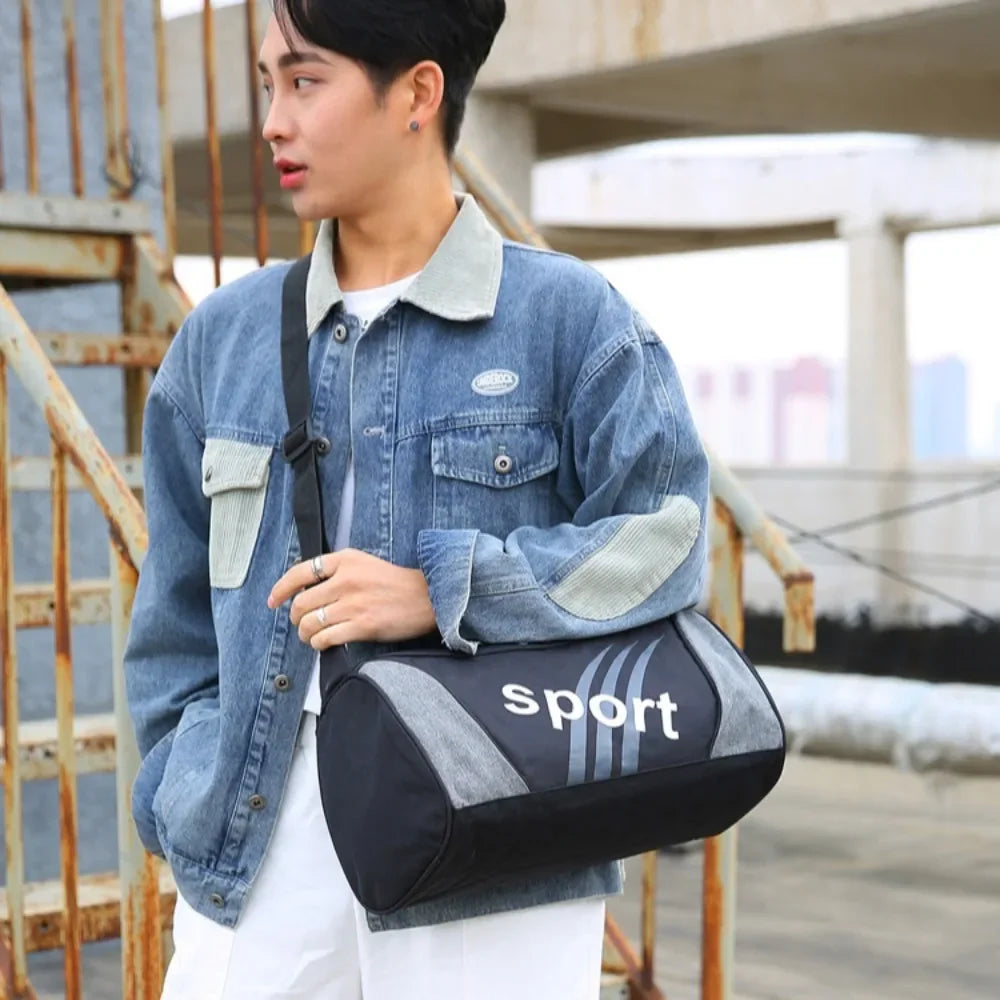 Unisex Gym Bag With Crossbody Strap For Travel And Yoga - Smarsty
