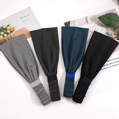 Sports Headbands Soft Elastic Sweatbands Moisture Wicking - Smarsty