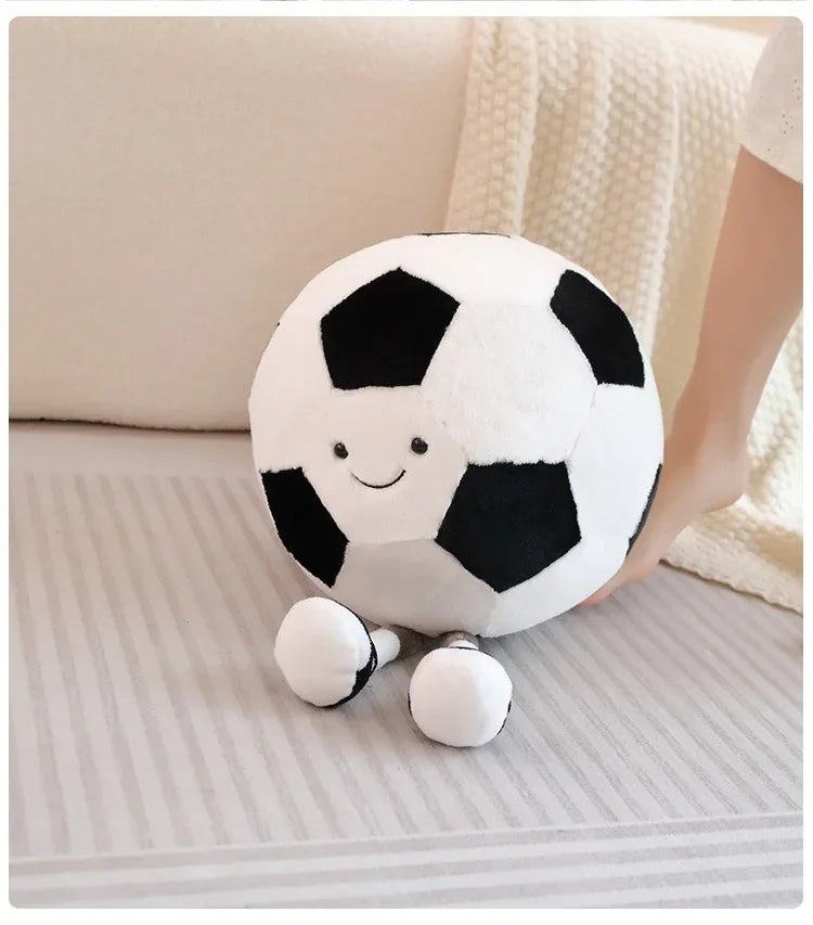 cm football doll, basketball plush toy, creative football doll, pillow, pet ball, dog and cat interactive toy - Smarsty