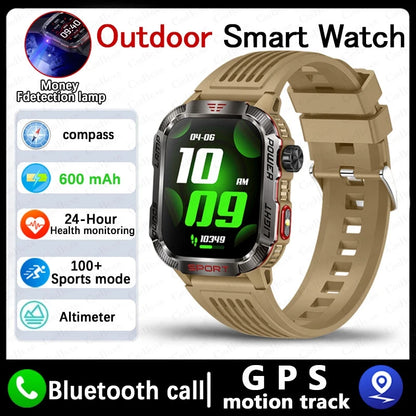 Waterproof Military GPS Smart Watch With Bluetooth Call - Smarsty