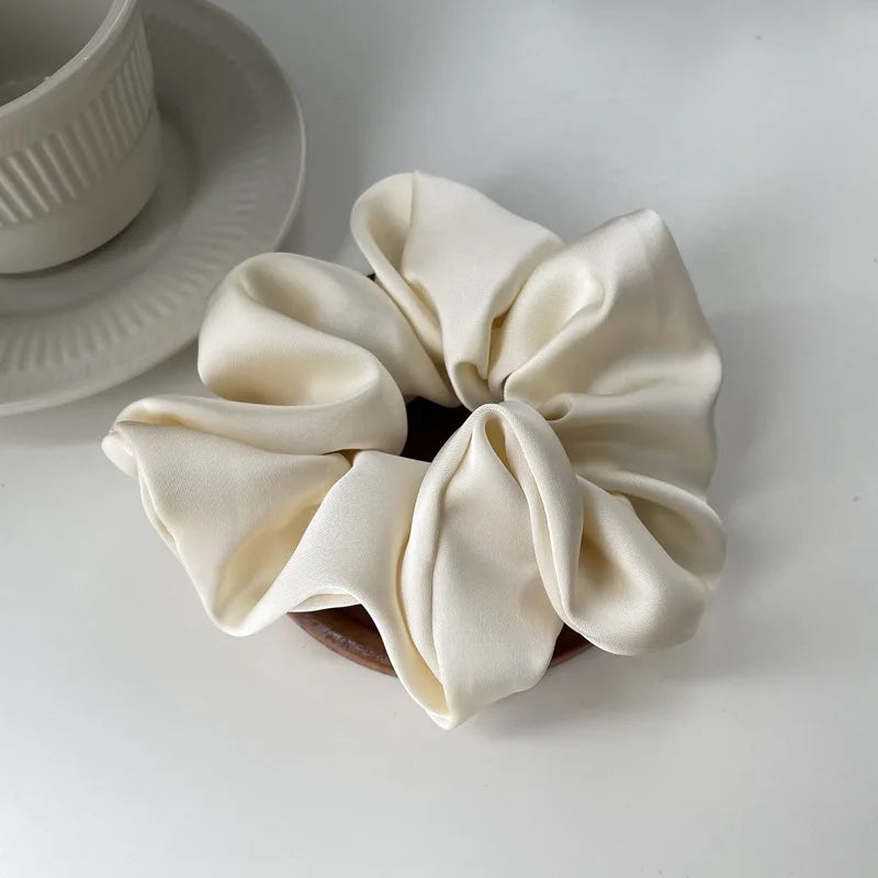 Satin Scrunchies Hair Accessories Gentle Soft Hold Premium - Smarsty