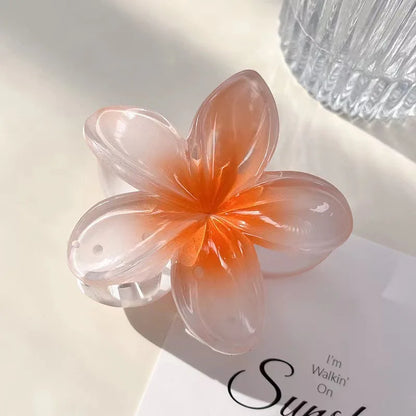 Gradient Flower Hair Clips Set for Beach Styles - Smarsty