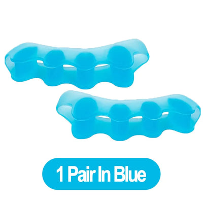 Toe Separators Doctor Recommended Correct Foot and Bunion Pain,Plantar Fasciitis Toe Straightener to Improve Functional Mobility - Smarsty
