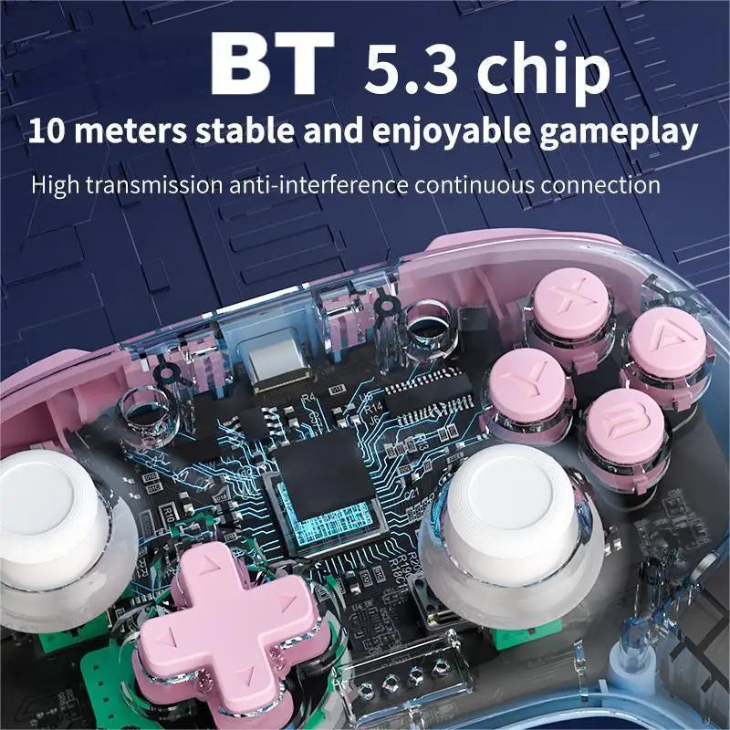AOLION Bluetooth Controller for Switch PC iOS Android Turbo Function - Smarsty