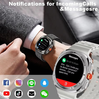 LAXASFIT GT7 Ultra Smartwatch with HD AMOLED Display - Smarsty