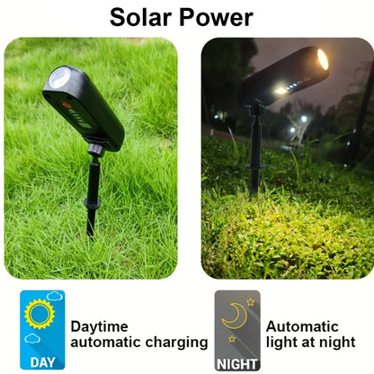Solar LED Wall Light for Garden Pathway Illumination - Smarsty