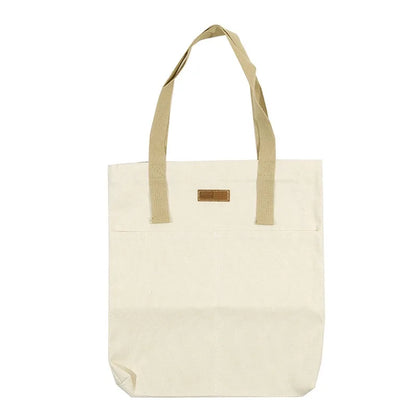 Women Canvas Tote Bag Large Capacity Reusable Shopping Bag - Smarsty