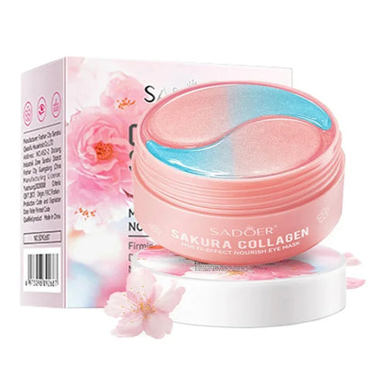 SADOER Sakura Collagen Eye Masks for Dark Circles Relief - Smarsty