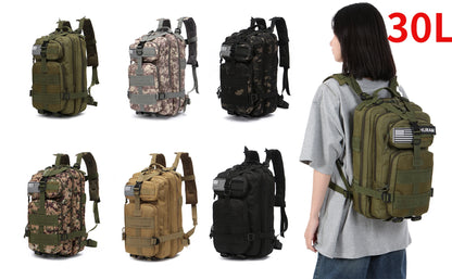 30L/50L 1000D Nylon Waterproof Trekking Fishing Hunting Bag Backpack Outdoor Rucksacks Tactical Sports Camping Hiking - Smarsty