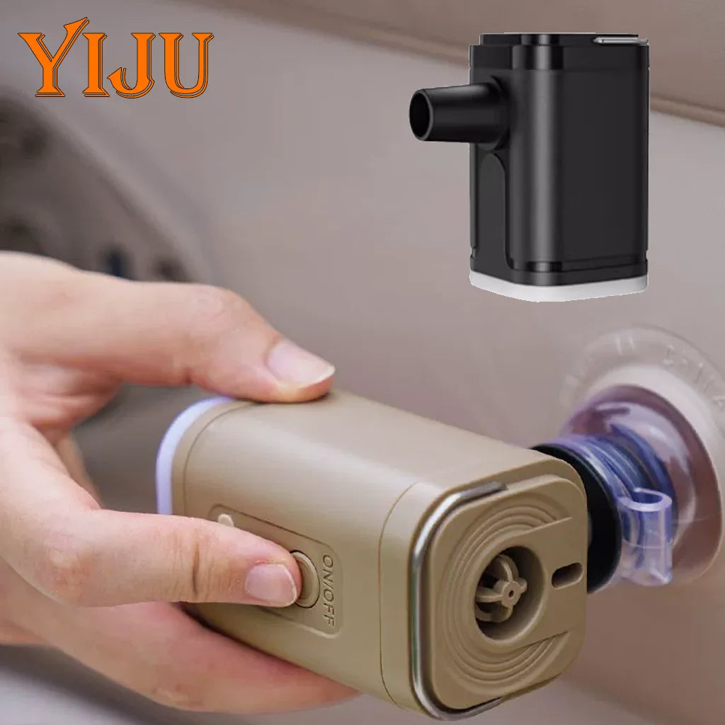 Cordless Electric Air Pump With Lights For Camping - Smarsty