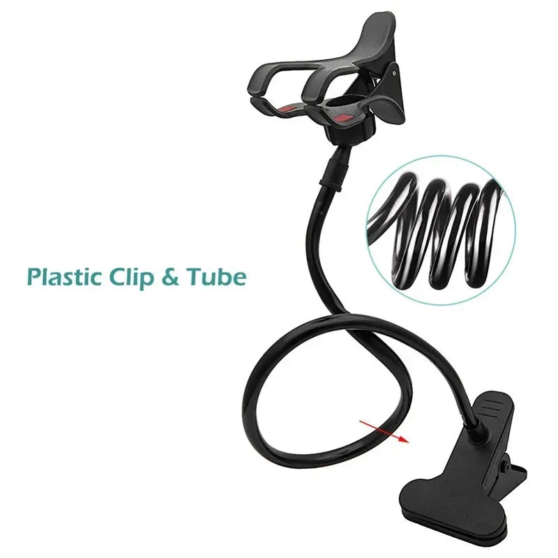 Gooseneck Phone Holder With Flexible Clip Bracket Arm - Smarsty