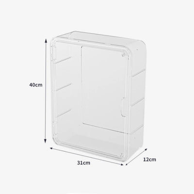Wall hanging no punching family installation standing medical cabinet drug toy storage rack multi-layer storage box by Smarsty